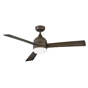 Hinkley Verge LED 52 Inch Indoor/Outdoor Ceiling Fan in Metallic Matte Bronze
