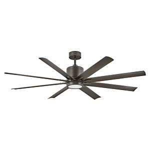 Hinkley Vantage LED 66 Inch Indoor/Outdoor Ceiling Fan in Metallic Matte Bronze