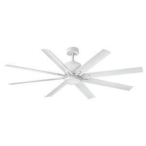 Vantage LED 66 Indoor/Outdoor Ceiling Fan in Matte White"
