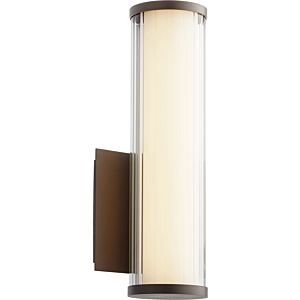 Quorum Transitional 13 Inch Wall Sconce in Oiled Bronze