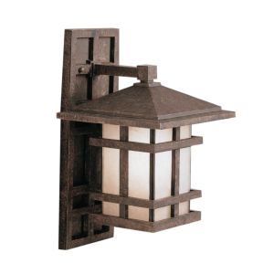 Kichler Cross Creek 1 Light 15.75 Inch Large Outdoor Wall in Aged Bronze