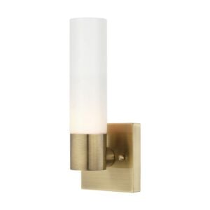 Aero 1-Light Wall Sconce in Antique Brass