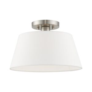 Belclaire 1-Light Ceiling Mount in Brushed Nickel