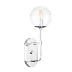 Welton 1-Light Wall Sconce in Chrome