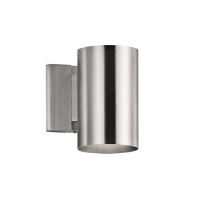 Kichler Signature 1 Light Small Outdoor Wall in Brushed Aluminum