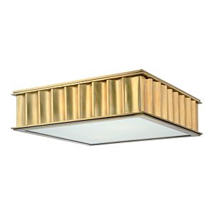Hudson Valley Middlebury 2 Light 13 Inch Ceiling Light in Aged Brass