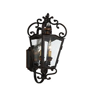 The Great Outdoors Brixton Ivy 2 Light Outdoor Hanging Light in Terraza Village Aged Patina