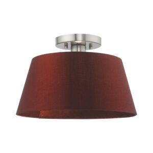 Belclaire 1-Light Ceiling Mount in Brushed Nickel