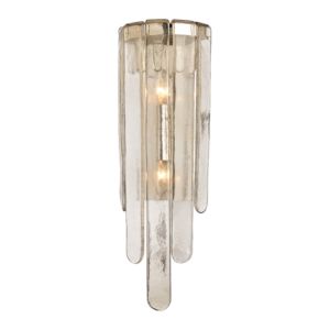 Hudson Valley Fenwater 2 Light 24 Inch Wall Sconce in Polished Nickel