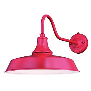Dorado 1-Light Outdoor Wall Mount in Red and White