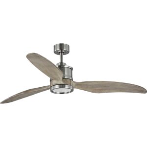 Farris 1-Light 60" Hanging Ceiling Fan in Brushed Nickel