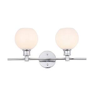 Collier 2-Light Wall Sconce in Chrome
