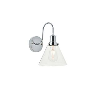 Histoire 1-Light Wall Sconce in Chrome