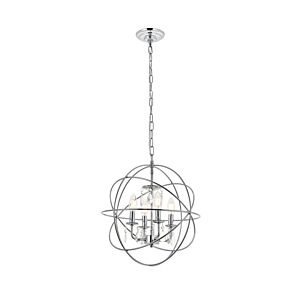 Wallace 4-Light Pendant in Chrome