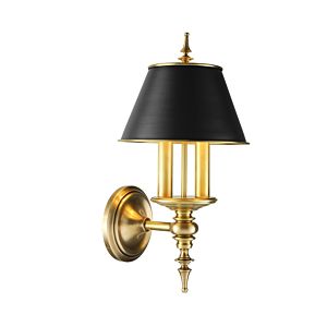 Hudson Valley Cheshire 2 Light 18 Inch Wall Sconce in Aged Brass