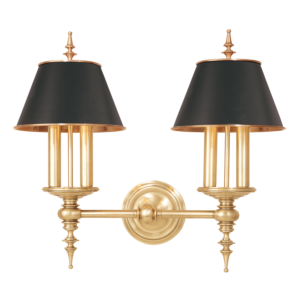 Hudson Valley Cheshire 4 Light 18 Inch Wall Sconce in Aged Brass