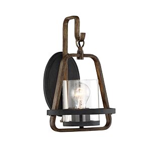 Ryder 1-Light Wall Sconce in Forged Black