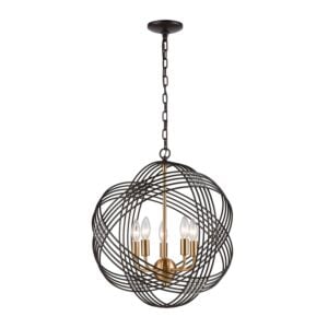 Concentric 5-Light Chandelier in Oil Rubbed Bronze