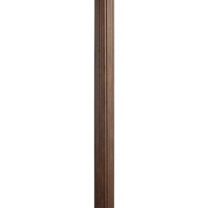 Kichler 84 Inch Direct Burial Fluted Outdoor Post in Brown Stone