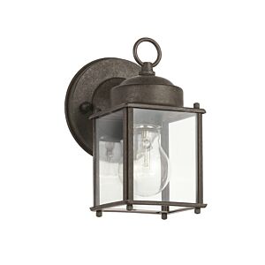 1-Light Outdoor Wall Mount in Tannery Bronze