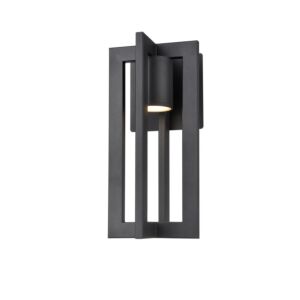 DVI Astrid Outdoor 1-Light Outdoor Wall Sconce in Black