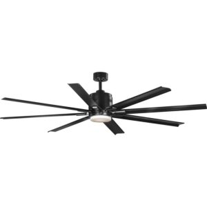 Vast 1-Light 72" Outdoor Ceiling Fan in Black