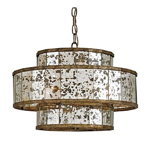 Currey & Company Fantine Small Chandelier in Pyrite Bronze
