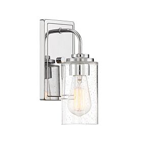 Logan 1-Light Wall Sconce in Chrome