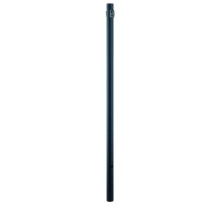 7-ft Black Direct Burial Post With Photocell And Outlet