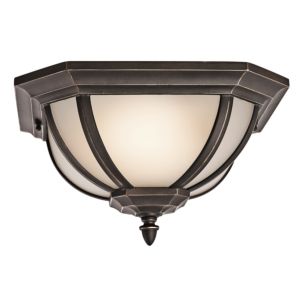 Salisbury 2-Light Outdoor Flush & Ceiling Light