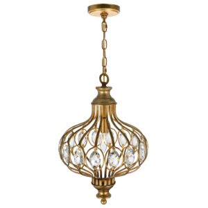 CWI Lighting Altair 1 Light Chandelier with Antique Bronze finish