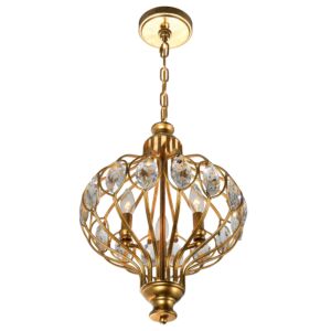 CWI Lighting Altair 3 Light Chandelier with Antique Bronze finish