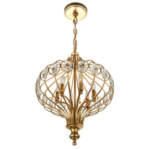 CWI Lighting Altair 6 Light Chandelier with Antique Bronze finish