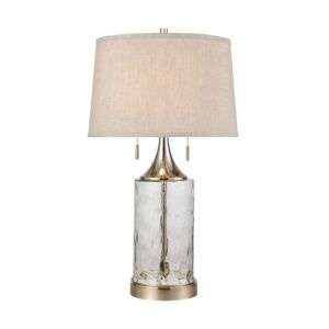 Tribeca 2-Light Table Lamp in Clear