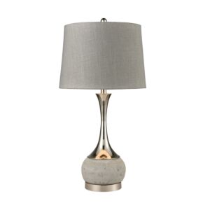 Septon 1-Light Table Lamp in Polished Concrete