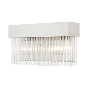 Norwich 2-Light Wall Sconce in Brushed Nickel