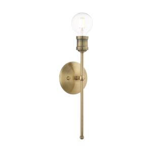 Lansdale 1-Light Wall Sconce in Antique Brass