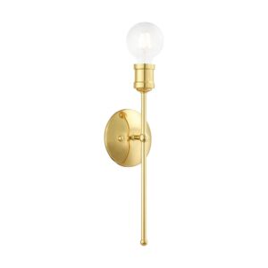 Lansdale 1-Light Wall Sconce in Polished Brass