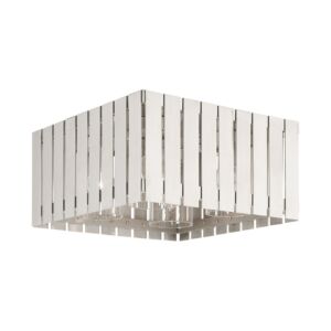 Greenwich 4-Light Outdoor Flush Mount in Brushed Nickel