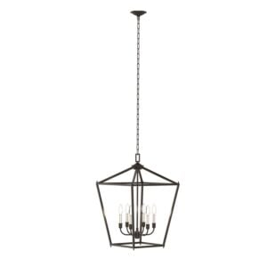 DVI Lundy'S Lane 6-Light Foyer Pendant in Multiple Finishes and Graphite