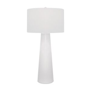 Obelisk 1-Light Table Lamp in White