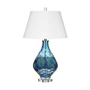 Gush 1-Light Table Lamp in Blue