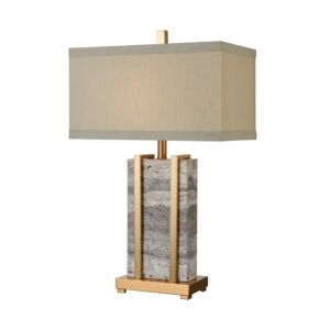 Harnessed 1-Light Table Lamp in Gray