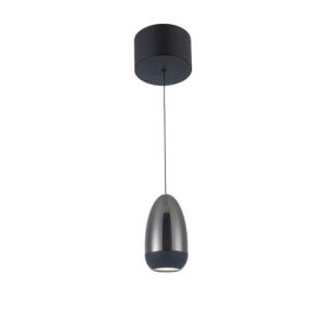 Royal Pearl Collection Integrated LED Pendant in Gun Metal