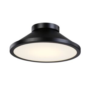 Lucida Collection Integrated LED Flush Mount in Black