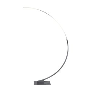 Artcraft Cortina LED Floor Lamp in Brushed Grey