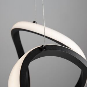 Mira LED Pendant in Black