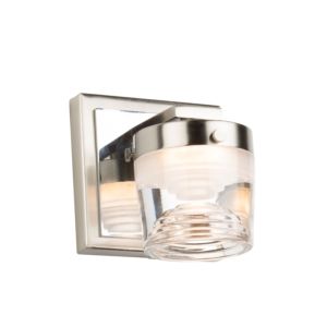 Artcraft Newbury LED Bathroom Vanity Light in Brushed & Polished Nickel