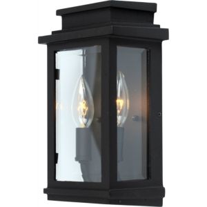 Artcraft Freemont 2-Light Outdoor Wall Light in Black