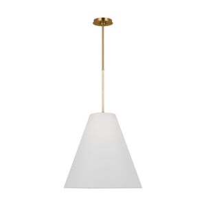Remy 1-Light Pendant in Burnished Brass